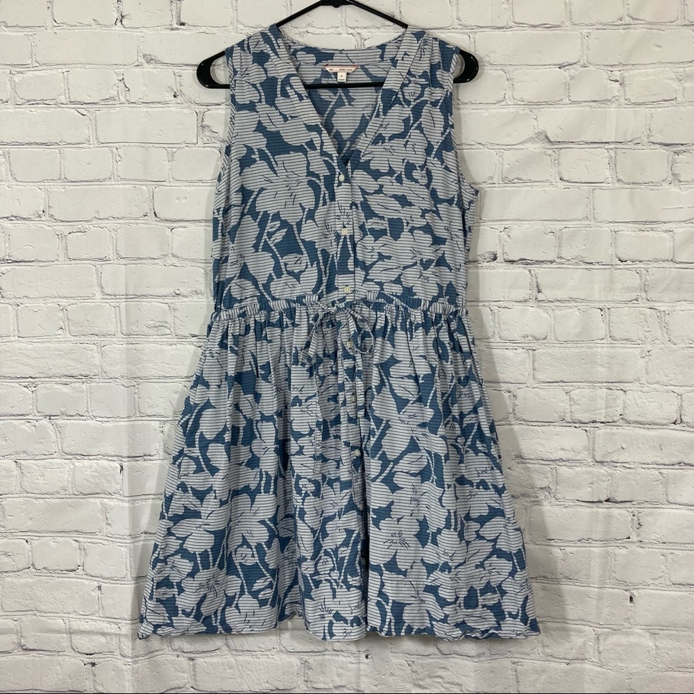 100% cotton fit and flare dress by Gap